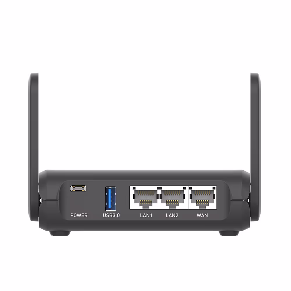 SmartHub Travel VPN Router - Back